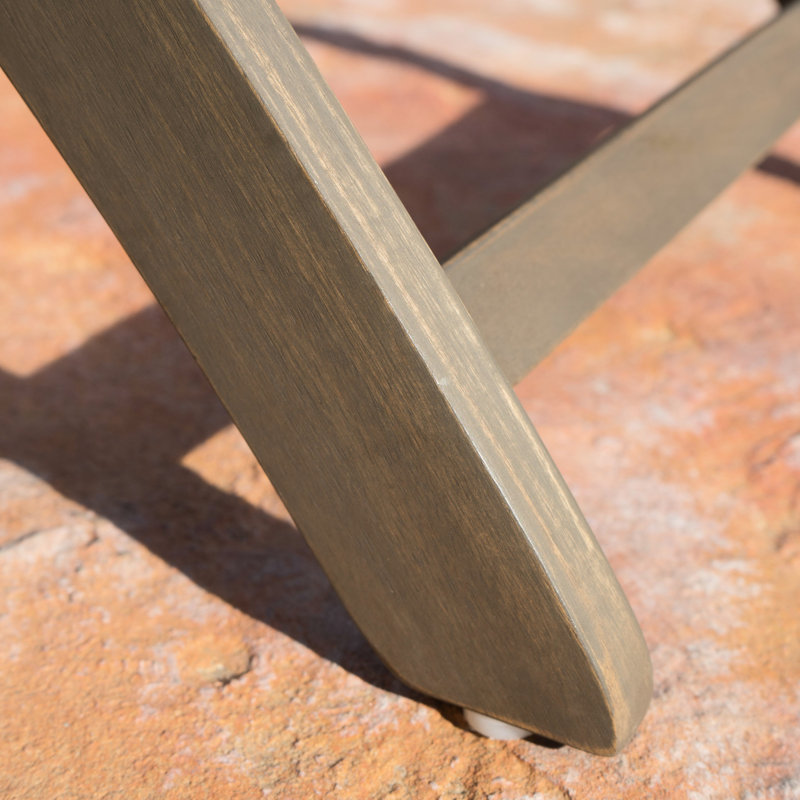 Folding Dining Chairs Of 2, Wood, Grey, To Grey Wood Seats, , No Assembly Needed