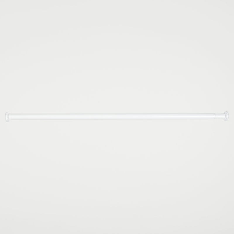 Dawnview Exclusive Home Tension Rod, Adjustable, White, 24" - 40"