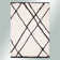 Botelho Cream Charcoal Abstract Trellis Rug