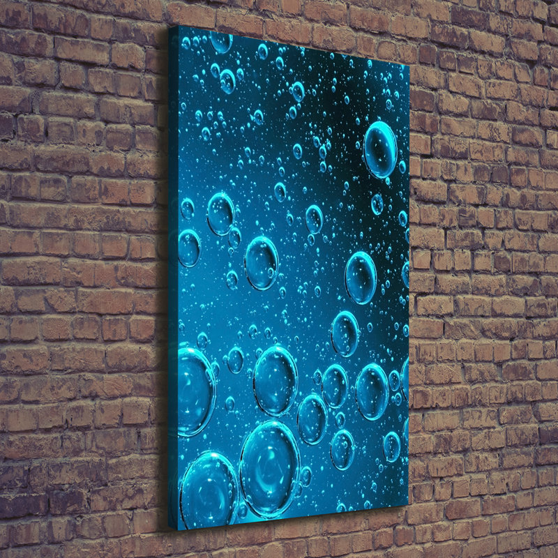 Bubbles Underwater - Wrapped Canvas Print