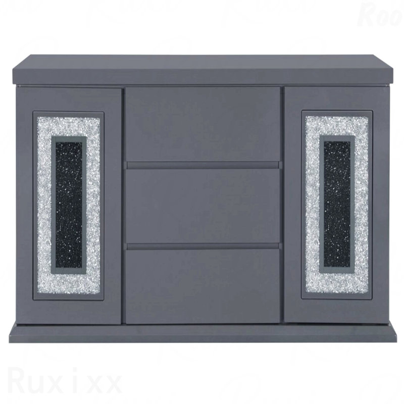 Buffet gris foncé, Gris