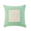 Housse de coussin en lin brodé à la main vert / blanc-1717722445