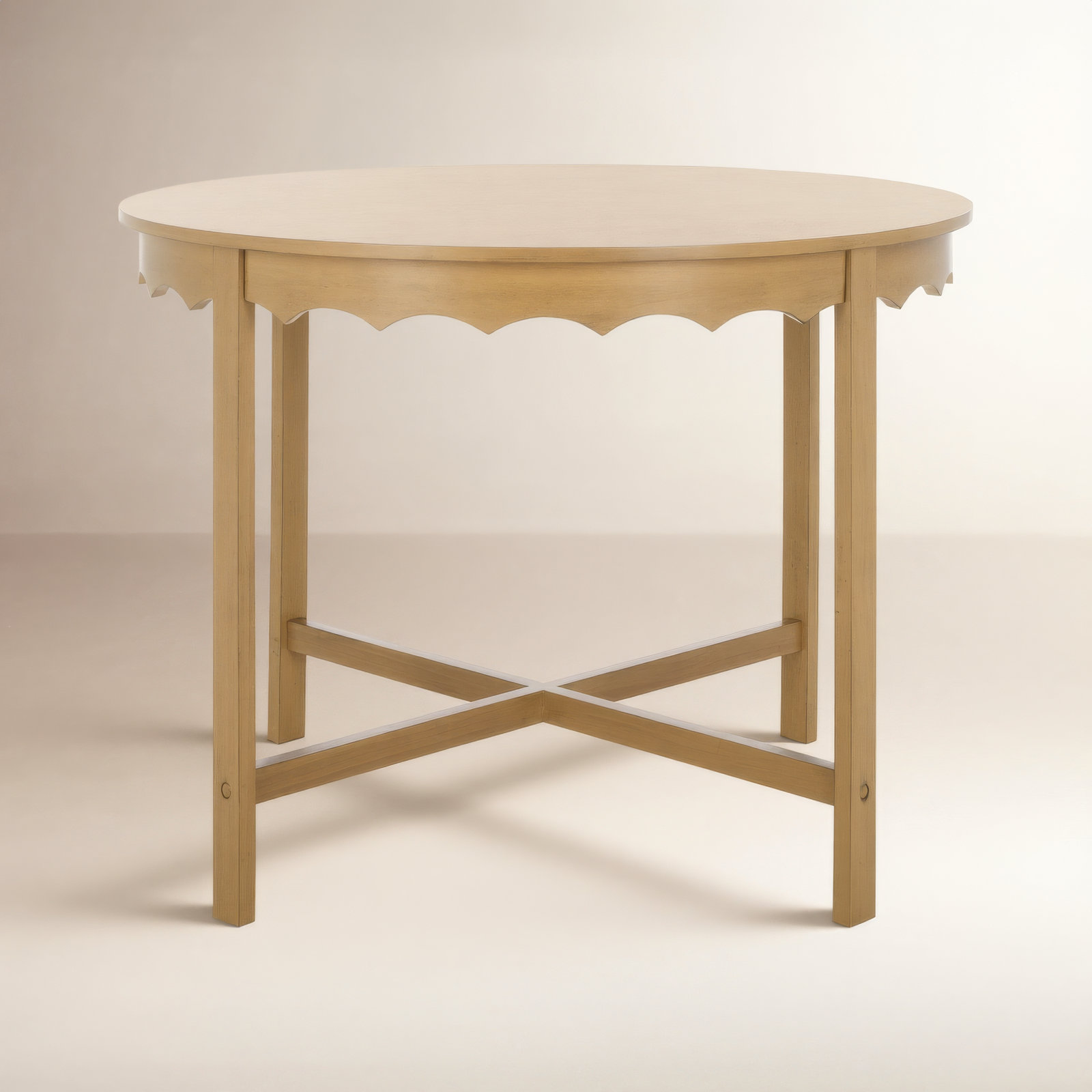 Catana 39" Pine Dining Table, Desert Brown