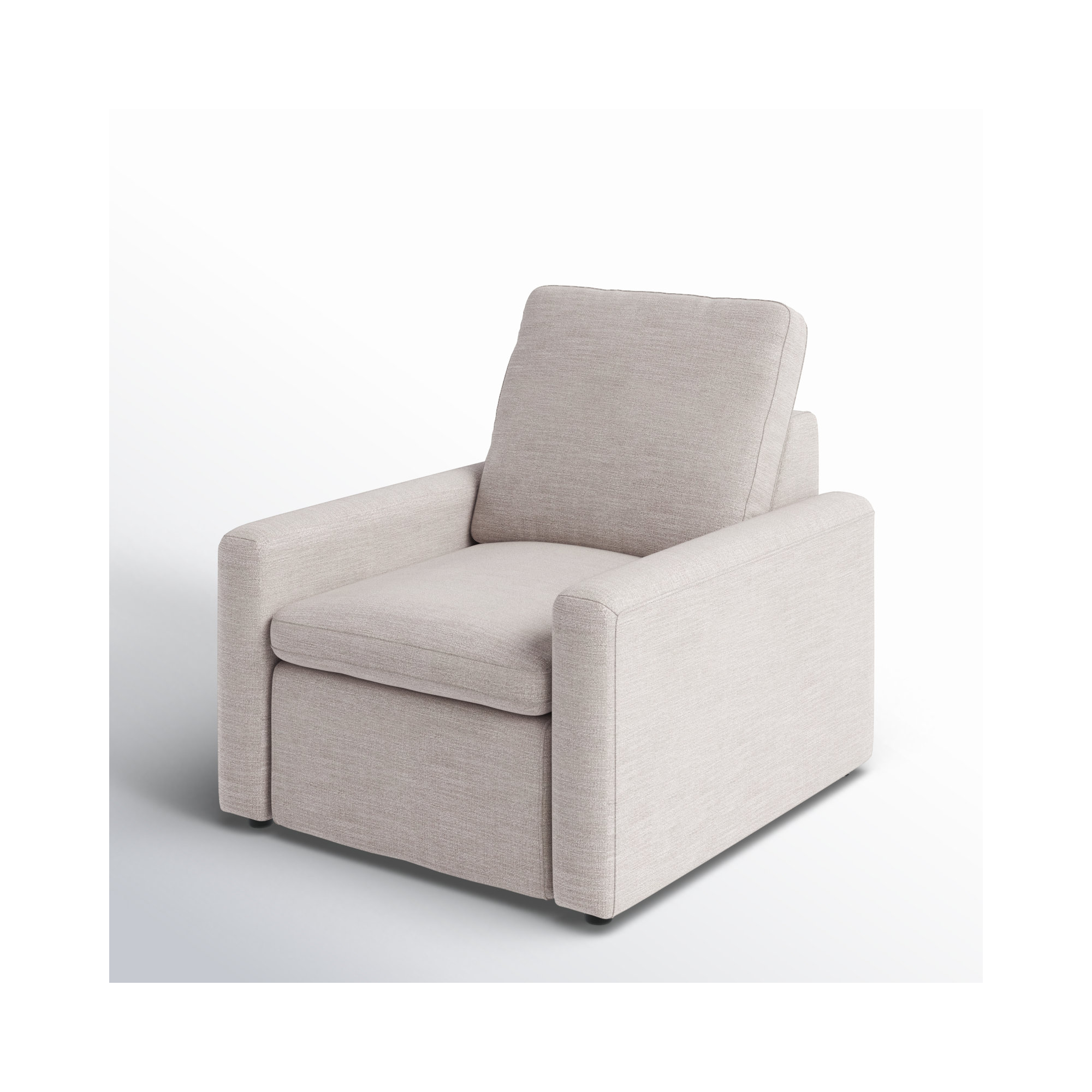 Kenne Recliner, Laken Stone, Polyester Blend