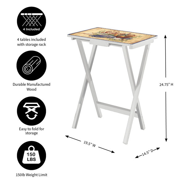 Adreanne Tray Table Set