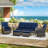 Marala Polyethylene (PE) Wicker 5 - Person Seating Group with Cushions-388399487