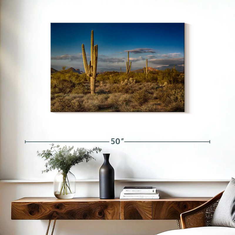 Harnek Arizona Desert Cactus, H 24 po x l 36 po