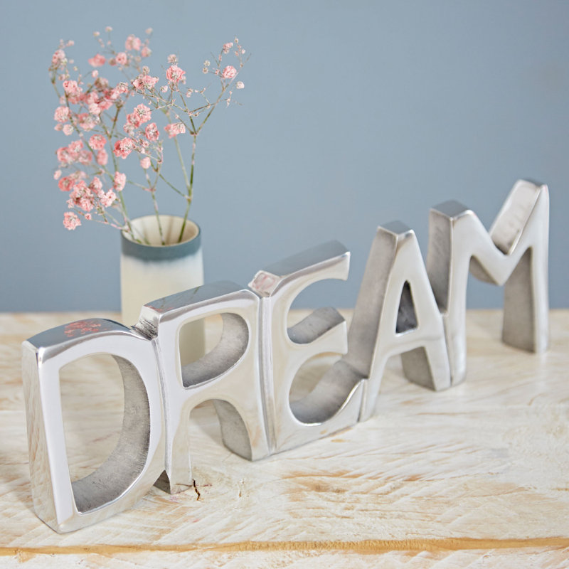 Recycled Metal Dream Sign