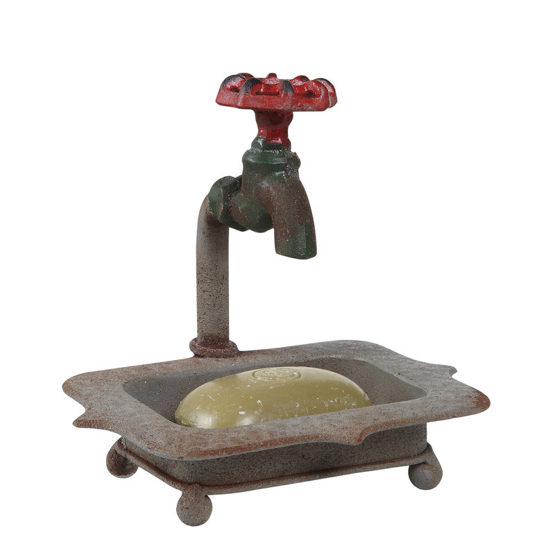 Porte-savon en métal Kells, Bronze vieilli