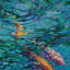 Iris Scott - Koi Pool, reproduction d'art sur toile tendue-74872821-74878580-18760195