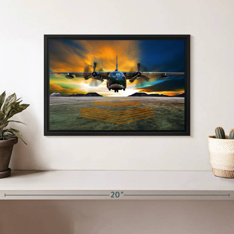 Mehar Air Force Aircraft, 9" H x 13" W