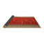 Tapis de zone rouge/vert contemporaine-546037876