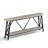 Versatile And Durable Sofa Table With Extra Storage And Adjustable Feet, Entryway Table with 2 Tier Storage Shelves-593541535