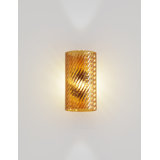 Armonia Wall Lamp 14 Fume' Rombi Matt Black Nickel E12 Ul