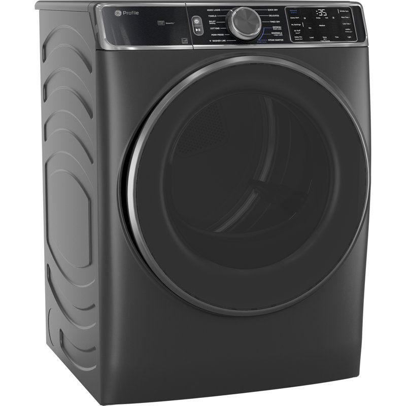GE Profile Energy Star 7.8 Cu. Ft. Capacity Smart Front Load Gas Dryer With Steam And Sanitize Cycle, Natural Gas