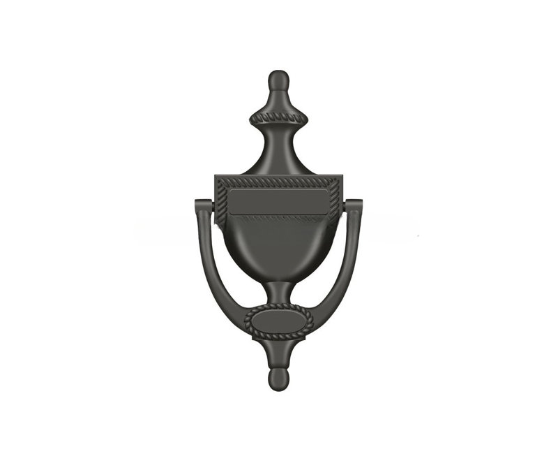 Heurtoir de porte Deltana DKR75U10B; Corde victorienne; Finition bronze huilé, Bronze huilé