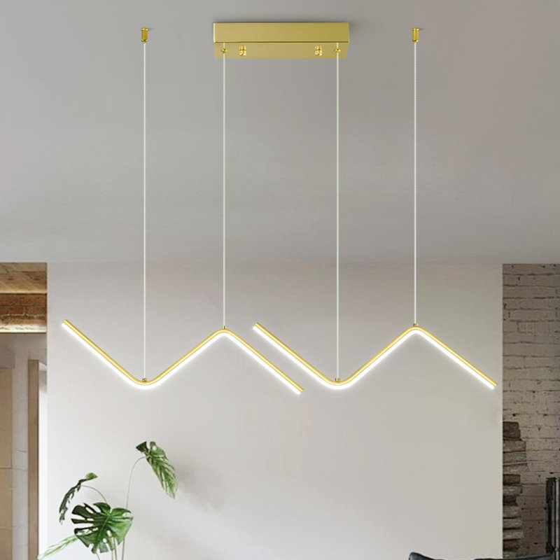Luminaire suspendu lustre créatif Creative Gold