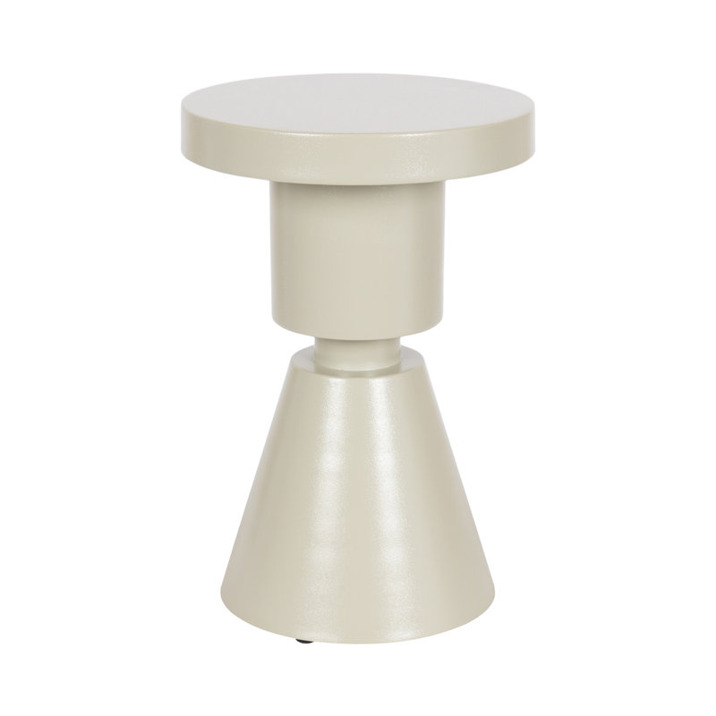 Table d'appoint ronde en métal Boswell