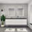 Kirker 83.5'' Double Bathroom Vanity with Acrylic Top-395259853