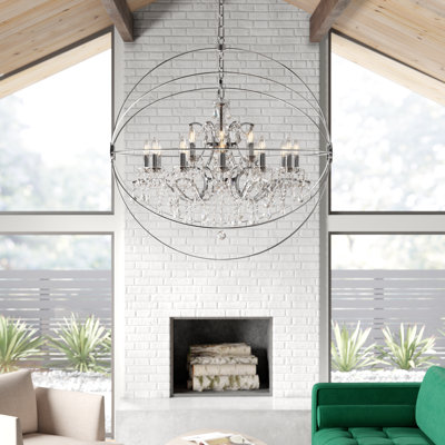 Svante 18 - Light Dimmable Globe Chandelier