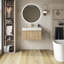 Meuble-lavabo mural pré-assemblé en contreplaqué avec lavabo, tiroir et porte-266529819