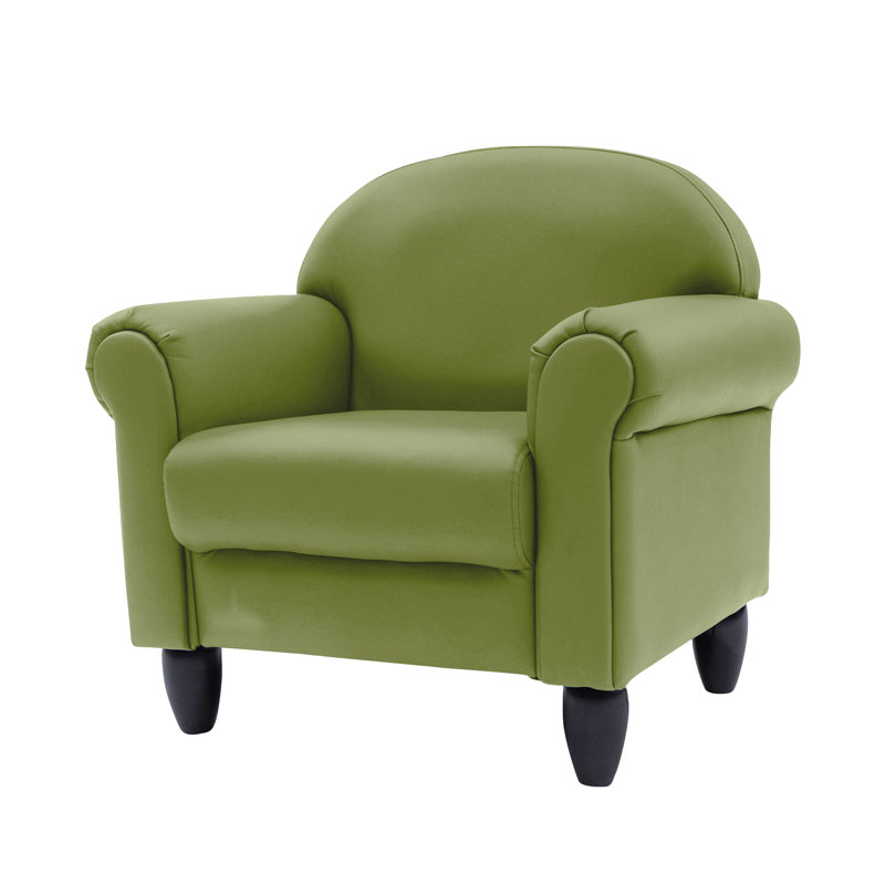 Chaise As We Grow - Sauge avec pieds noirs, 1, Vert