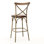 Zain Upholstered Stool with Metal Frame