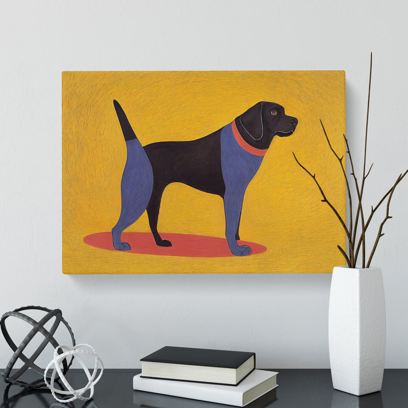 Dog Abstract Art Vol.3 - Wrapped Canvas, 35cm H x 50cm W x 3cm D