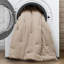 Premium 3 Piece King Bedding Sets, Cotton Muslin Quilt, Taupe, All Season