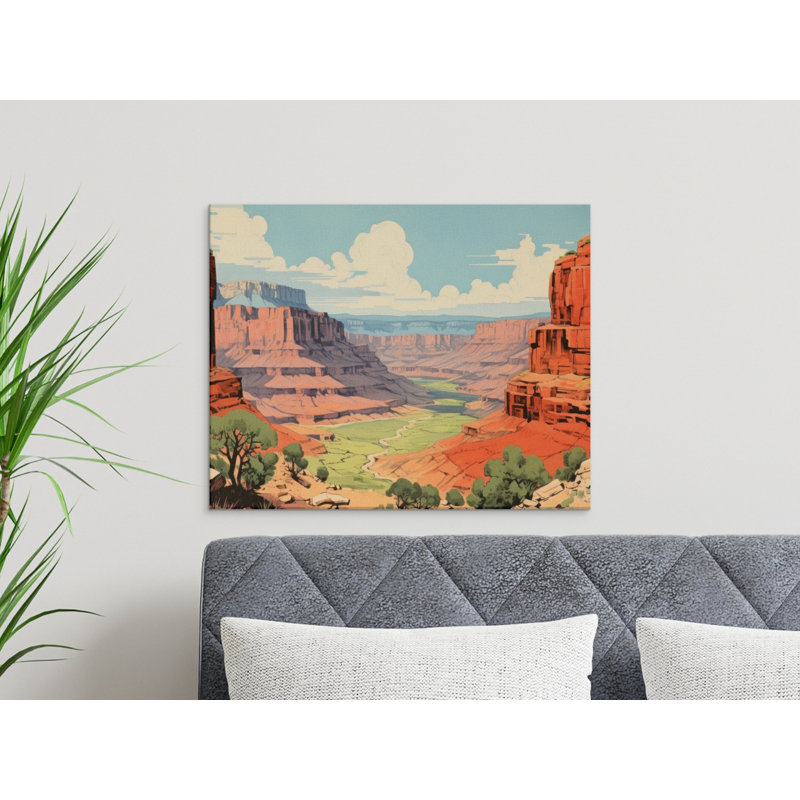 Paradiso Wrapped Canvas Print Set, 60x30