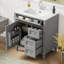 Meuble-lavabo autoportant de 30 po avec lavabo en céramique-288912521-288912527