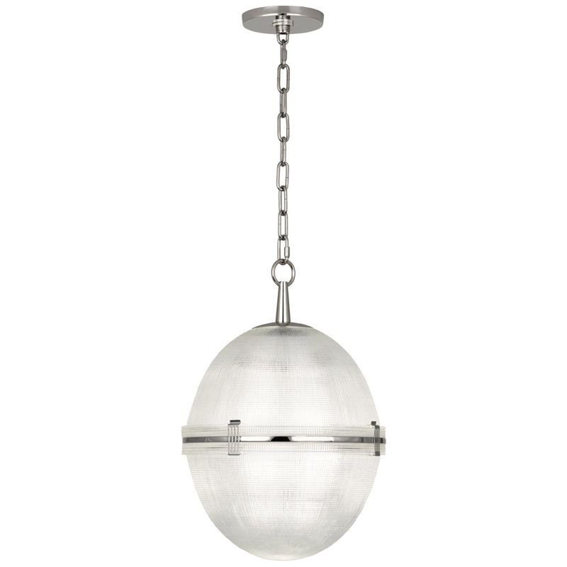 Brighton 1 - Light Single Pendant, Polished Nickel