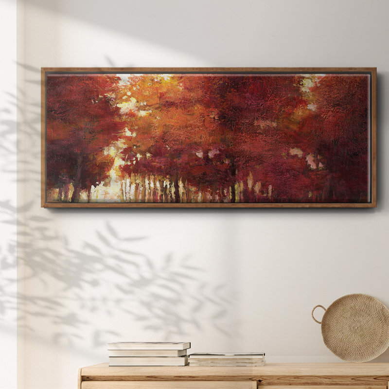 Lumière de l'après-midi - Toile encadrée, H 20 po x l 50 po