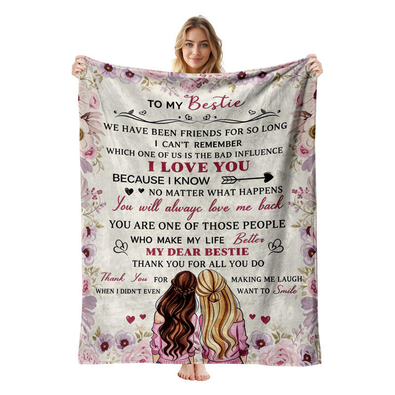 Jeté JYK, L 30 po x l 40 po, Cadre rose crème