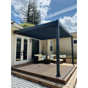 Pergola à auvent motorisée en aluminium