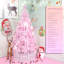 Décoration de Noël arbre de Noël rose-1102769714