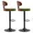Swivel PU Leather Adjustable Height Bar Stool-17264053