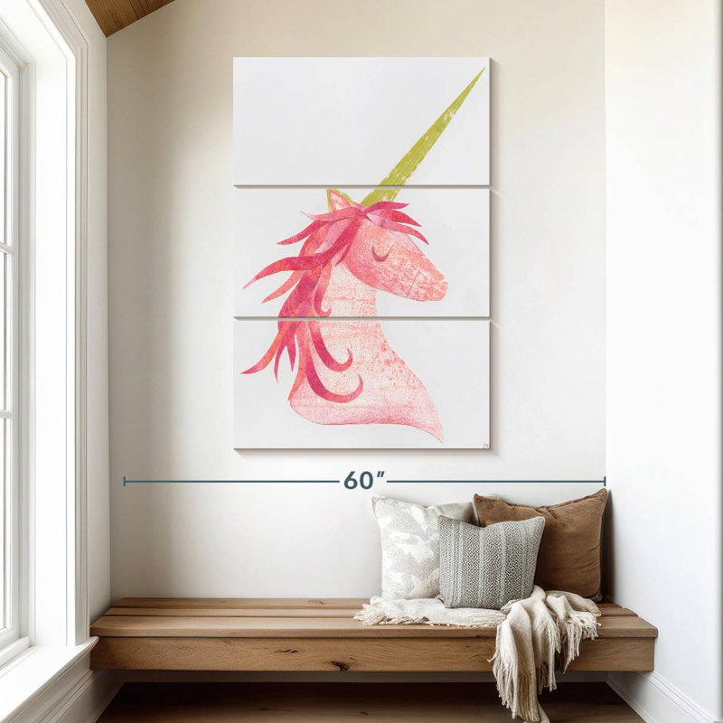Ashelle licorne magique I, H 50 po x l 32 po