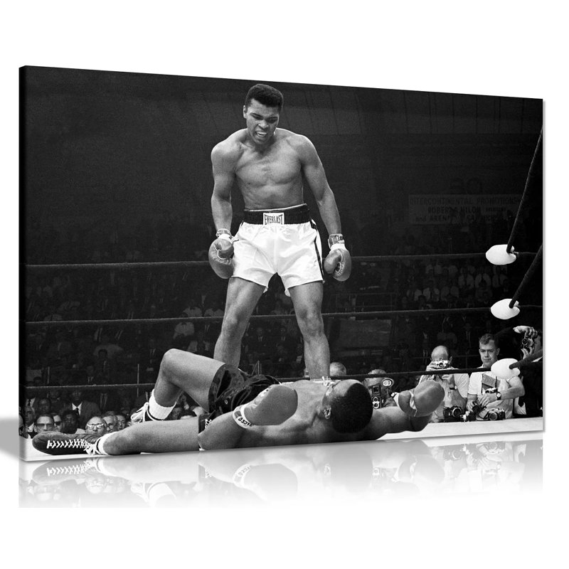Muhammad Ali - Wrapped Canvas Print, 61cm H x 91cm W