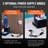 LED Lighted Liquor Bottle Display Bar Shelf RF & App Control 60" 2-Step