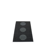 Rug VERA 2.0 Black/Black met. 2.25 x 4 ft