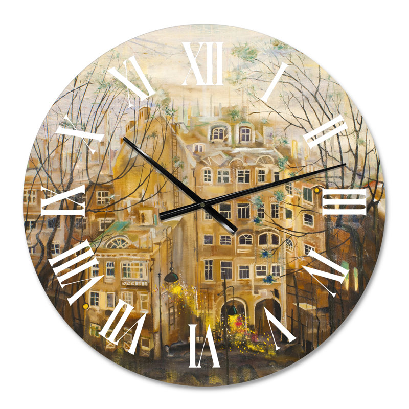 Jardin russe - horloge murale traditionnelle, Petit