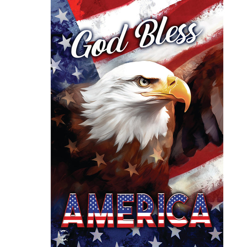 Drapeau «God Bless America» Eagle House