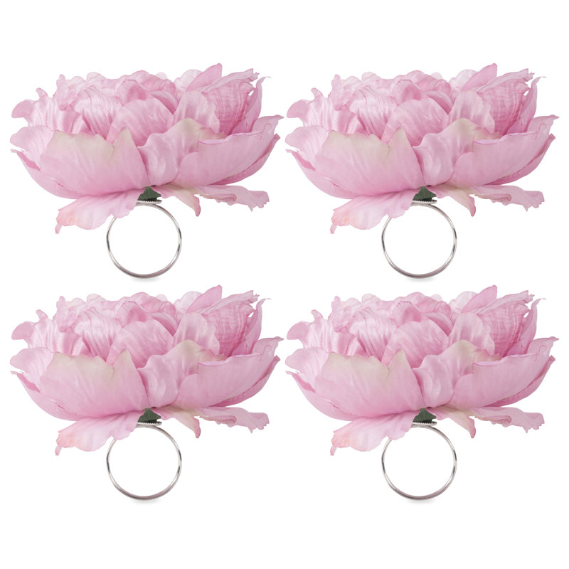 Rond de serviette Jacque, Rose