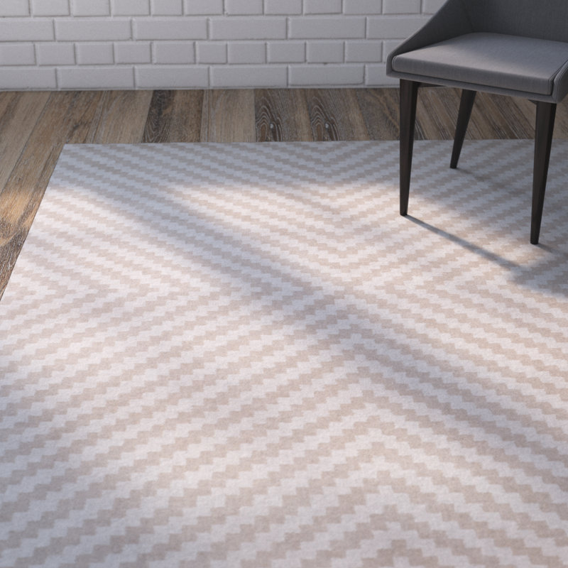 Tapis en laine touffeté à la main Sanyla, Rectangle 4 pi x 6 pi