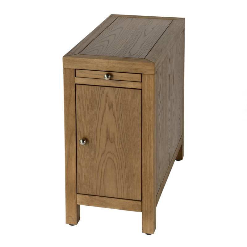 Table de bout avec rangement Celine, Naturel