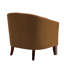 Fauteuil demi-tonneau capitonné en similicuir Edvardas-1447661976