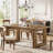63-Inch Wood Farmhouse Dining Table-678394696