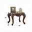 Table de bout carrée en L 30 po avec plateau en marbre naturel Haxby