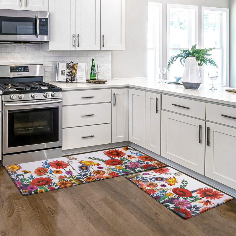 Auerbach Polyester Anti-Fatigue Non-Skid Kitchen Mat